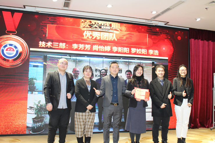 12月份技術(shù)部優(yōu)秀團(tuán)隊(duì)